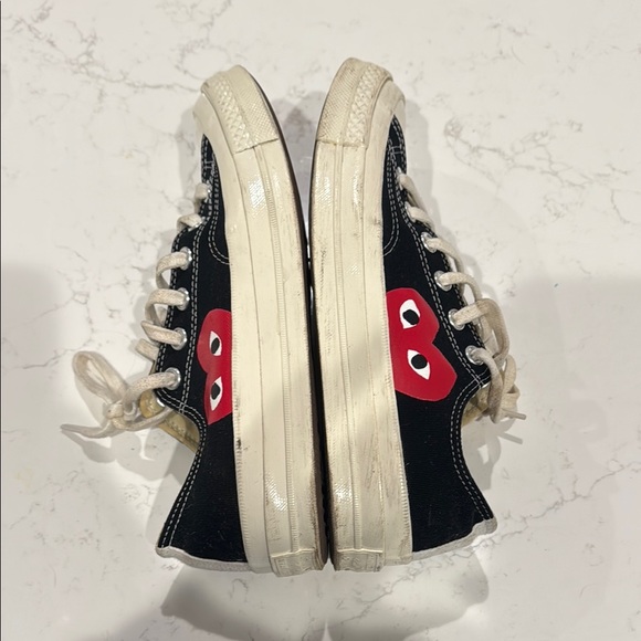 Comme des Garcons Black and White Sneakers - Picture 3 of 4